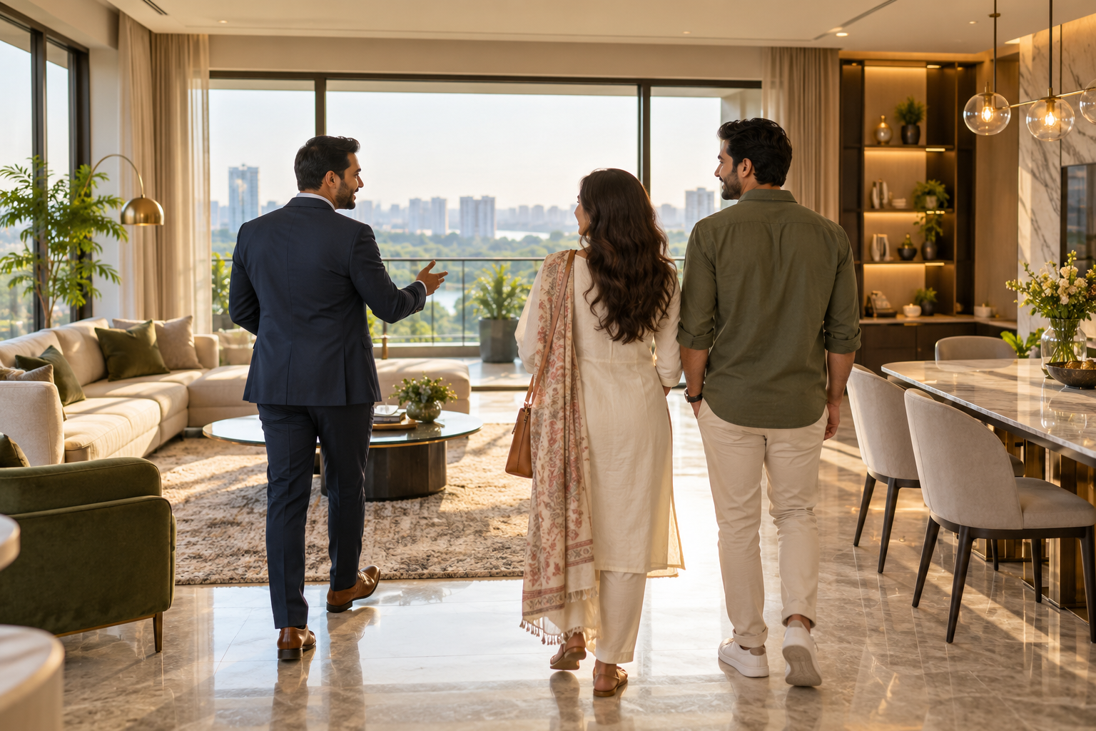 Concept image of a property consultation